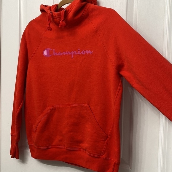 Champion Women’s Hoodie Red Medium - Picture 5 of 10